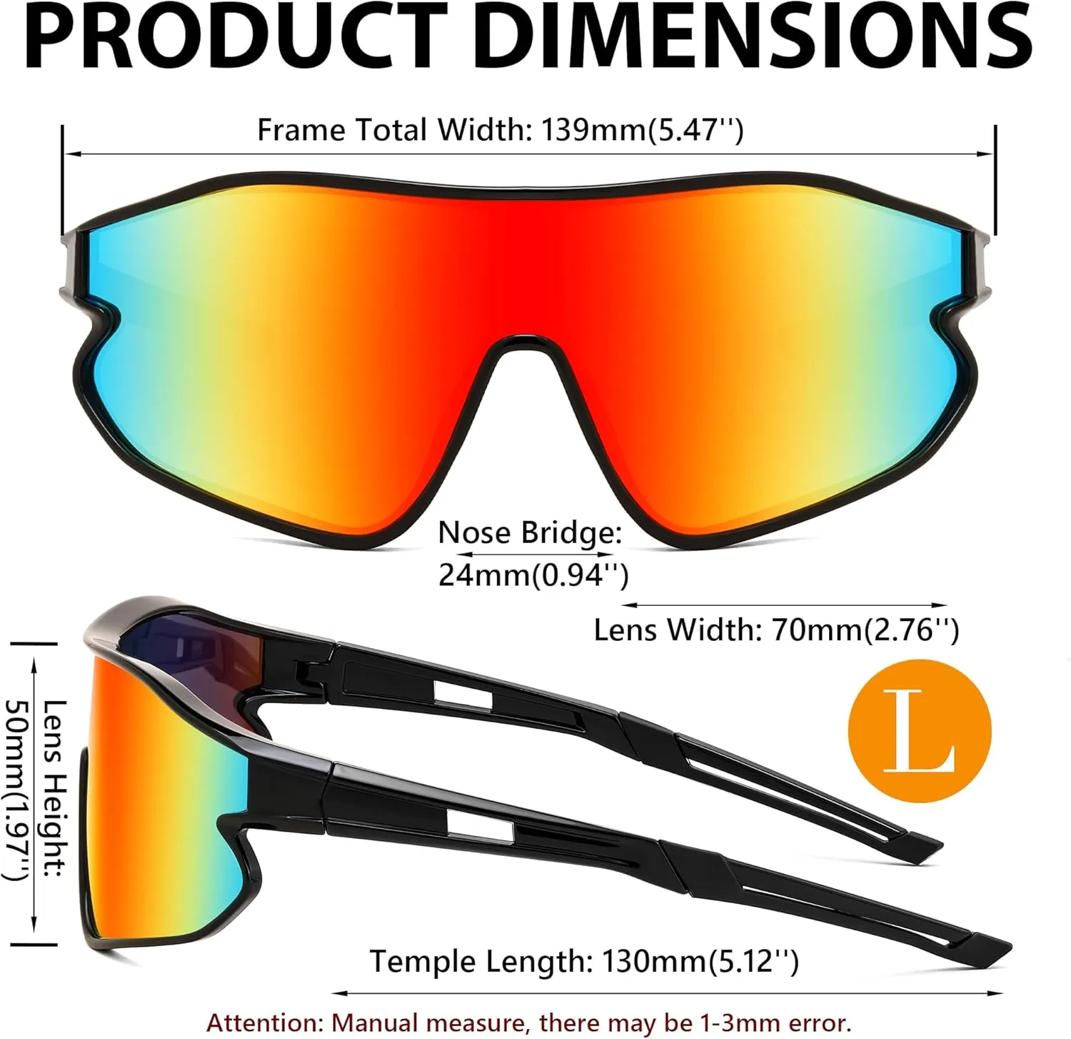 FEISEDY Unisex Youth Sunglasses, Teens Baseball Tennis Sunglasses, UV400 Sports Boys Girls Cycling Shades B4064