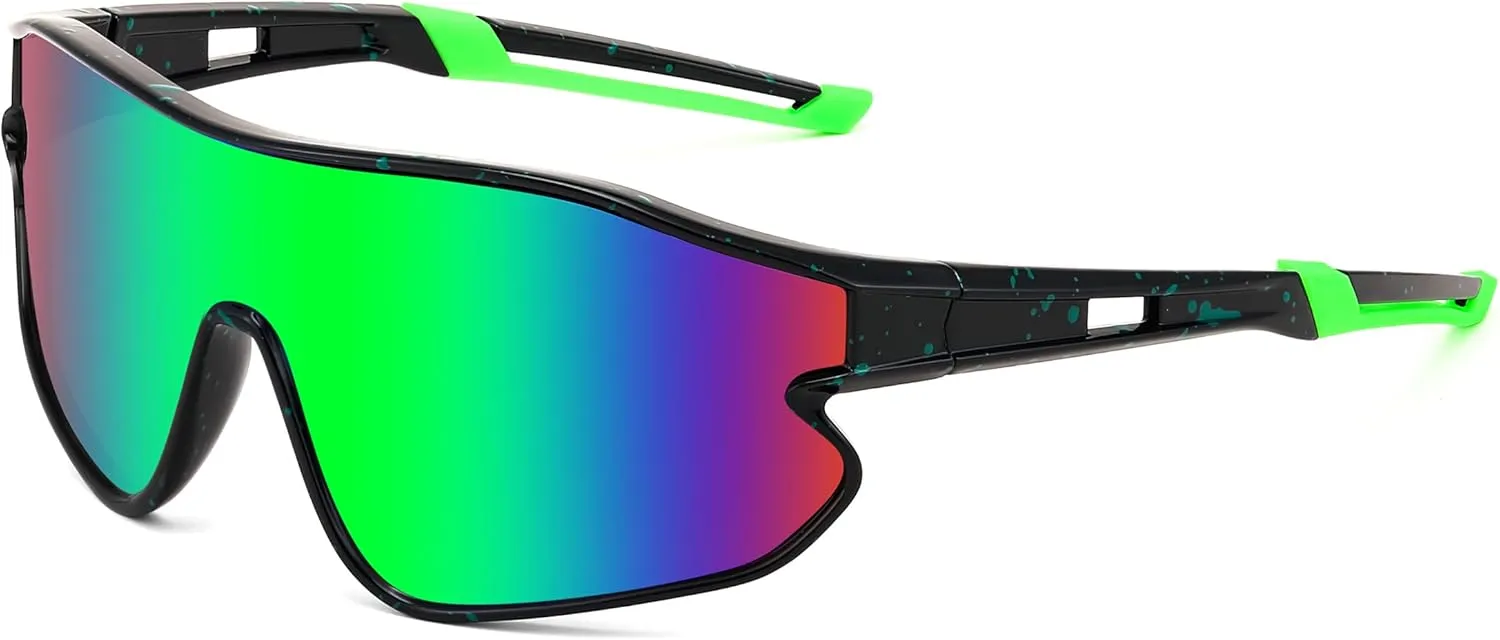 FEISEDY Unisex Youth Sunglasses, Teens Baseball Tennis Sunglasses, UV400 Sports Boys Girls Cycling Shades B4064