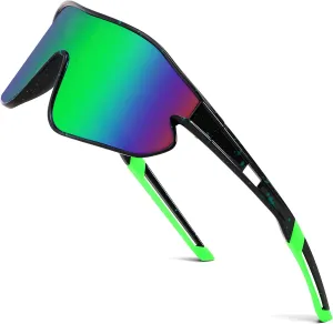 FEISEDY Unisex Youth Sunglasses, Teens Baseball Tennis Sunglasses, UV400 Sports Boys Girls Cycling Shades B4064