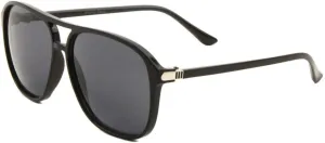 Flat Top & Lens Thin Temple Modern Rounded Aviator Sunglasses