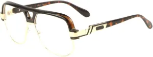 Flat Top Rounded Square Frame Art Deco Clear Sunglasses