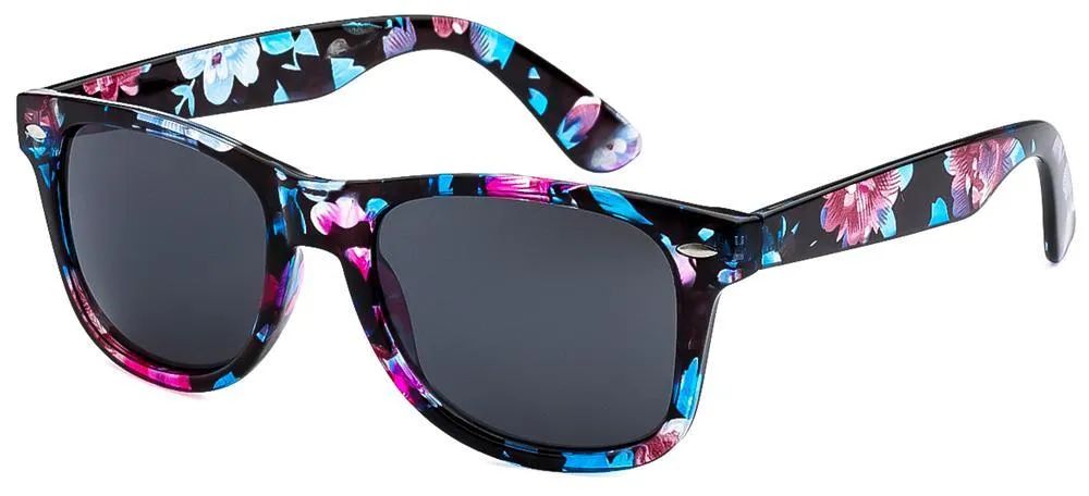 Floral Flower Print Classic Sunglasses for women