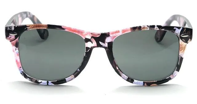 Floral Flower Print Classic Sunglasses for women