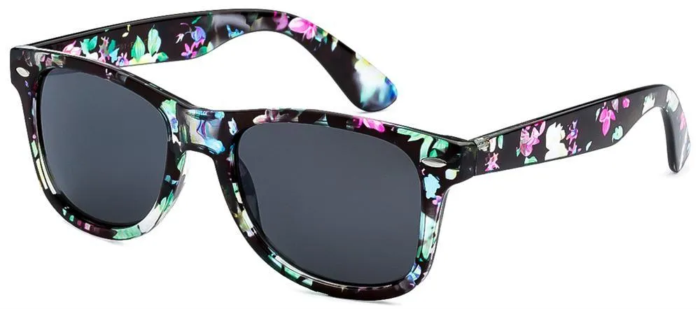 Floral Flower Print Classic Sunglasses for women