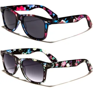 Floral Flower Print Classic Sunglasses for women