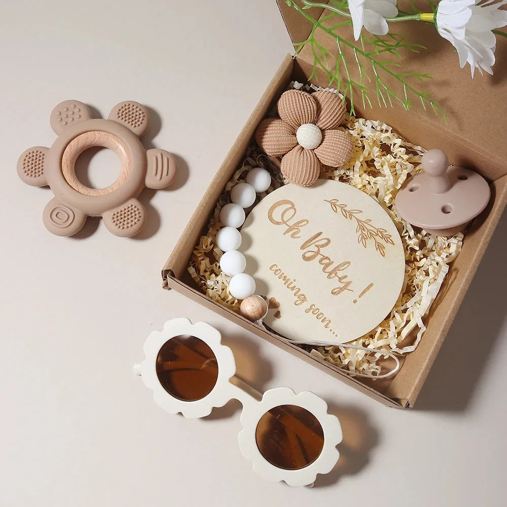 Flower Teether & Baby Sunglass Gift Set