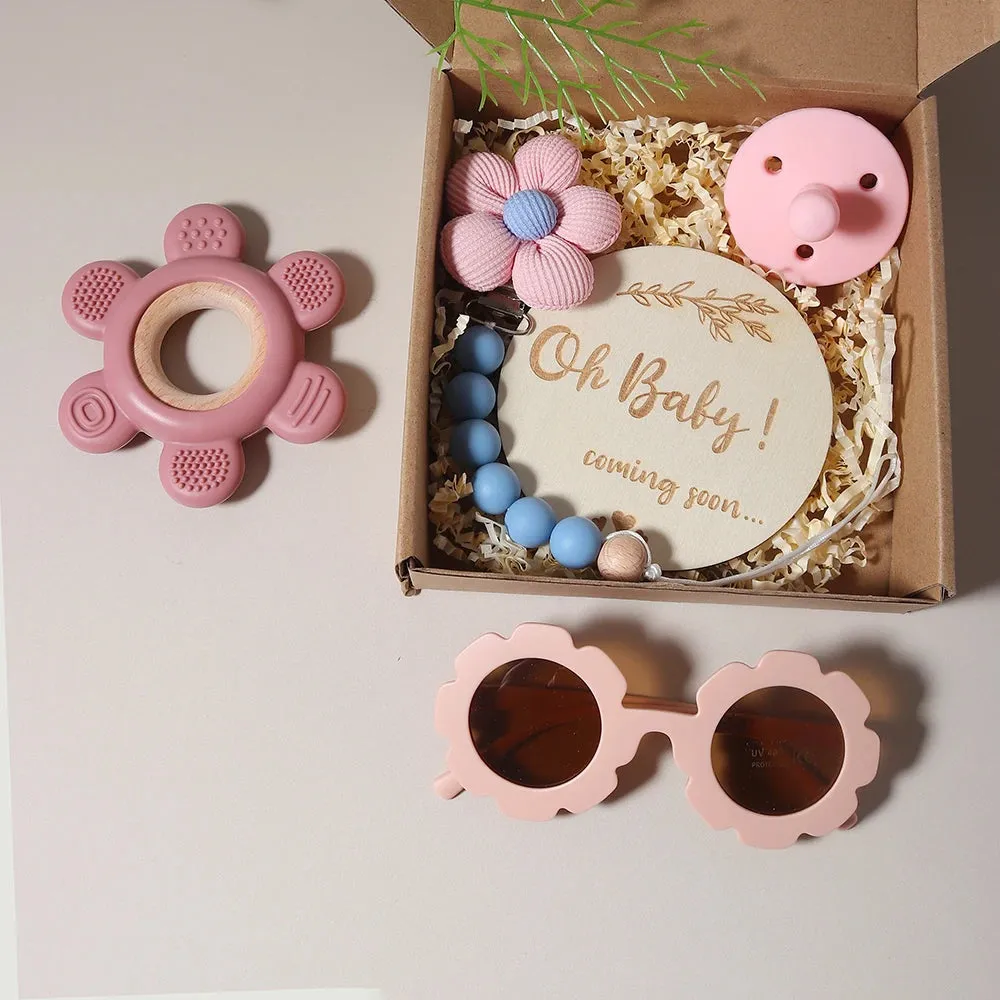 Flower Teether & Baby Sunglass Gift Set