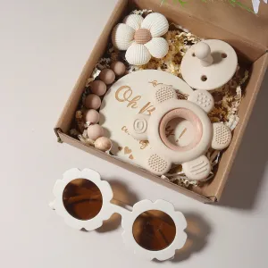 Flower Teether & Baby Sunglass Gift Set