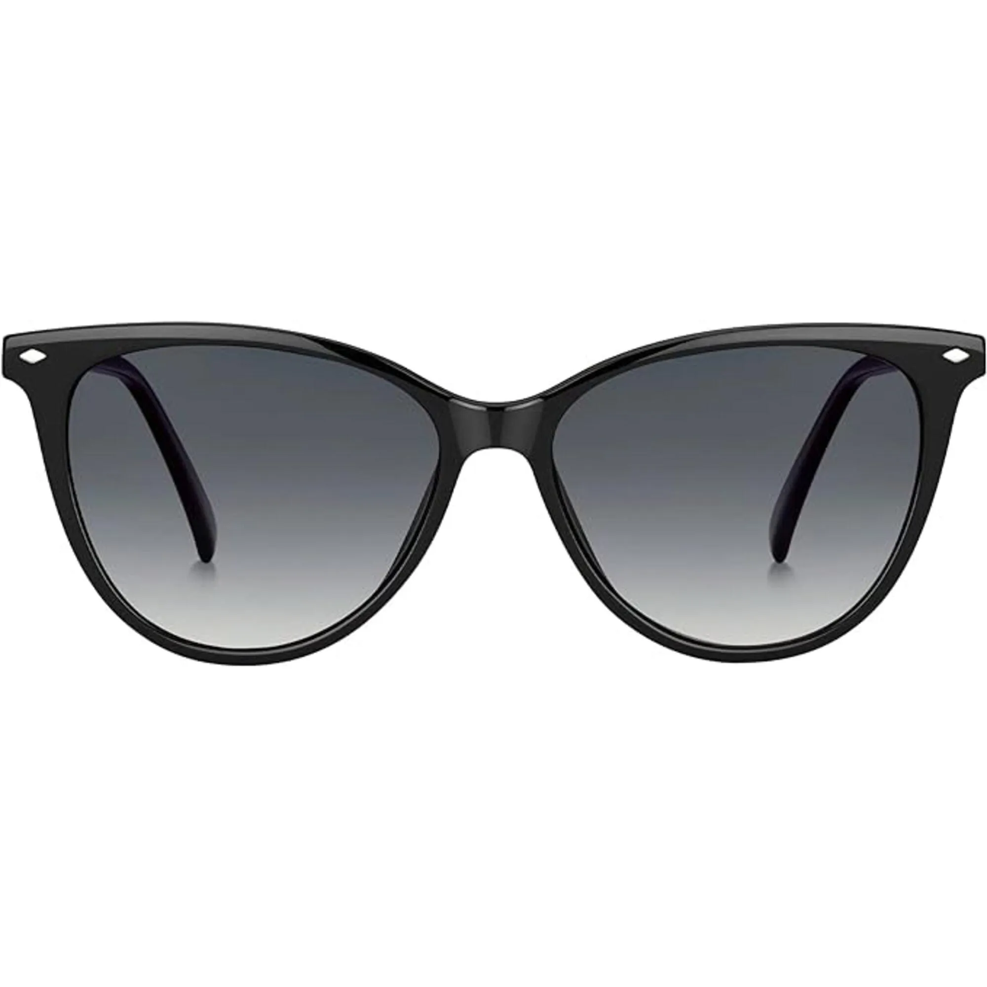 Fossil Unisex Sunglasses - Black Gold Plastic Cat Eye Frame | FOSSIL FOS 3083/S S