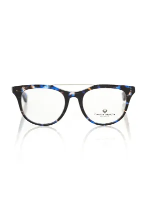 Frankie Morello Chic Blue Havana Wayfarer Eyeglasses