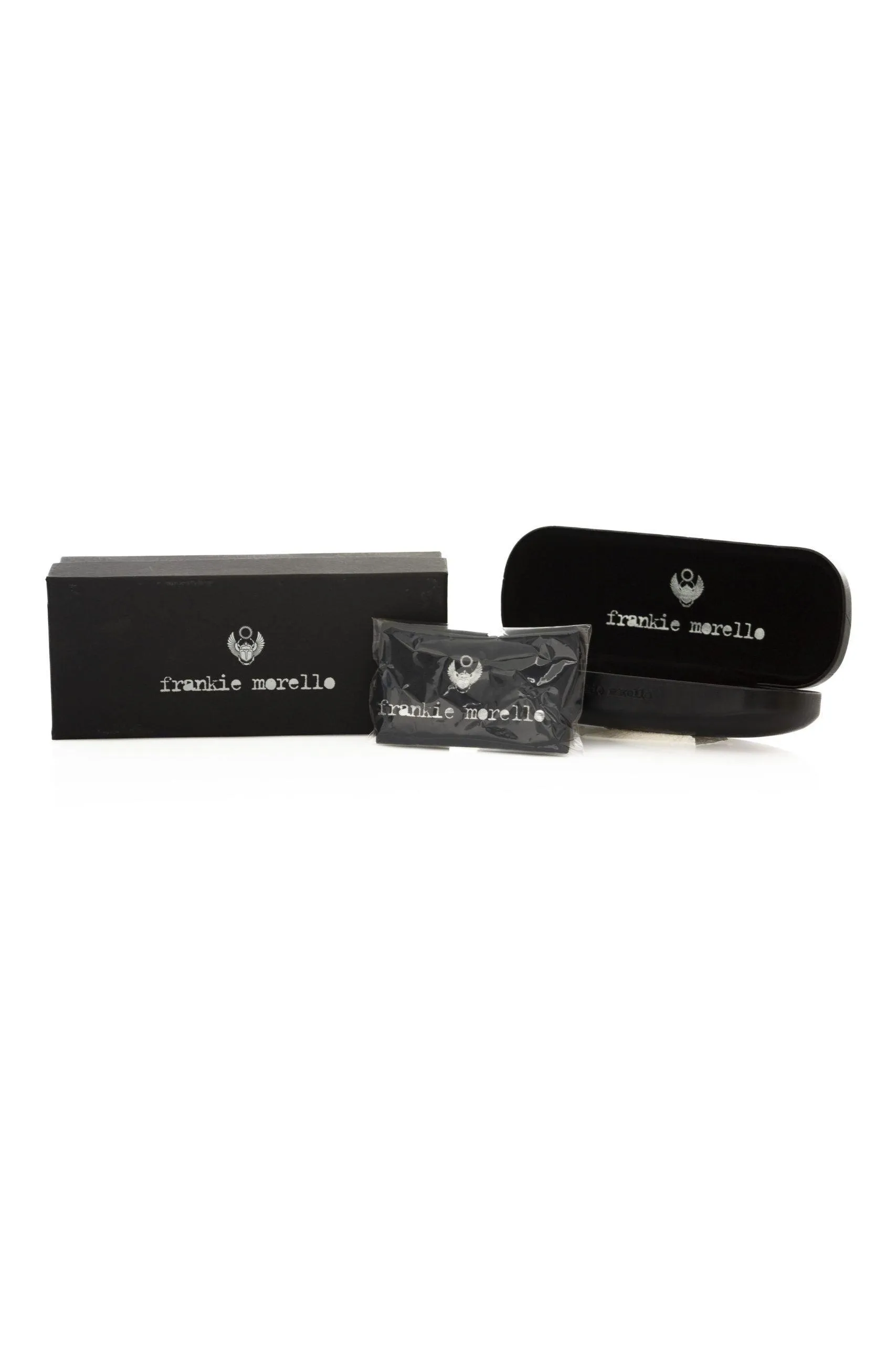 Frankie Morello Elegant Mother of Pearl Clubmaster Eyeglasses
