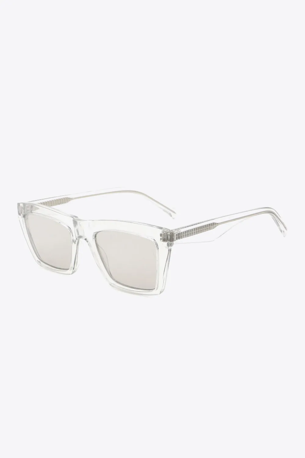 Fresh Sheets Cellulose Propionate Frame Rectangle Sunglasses