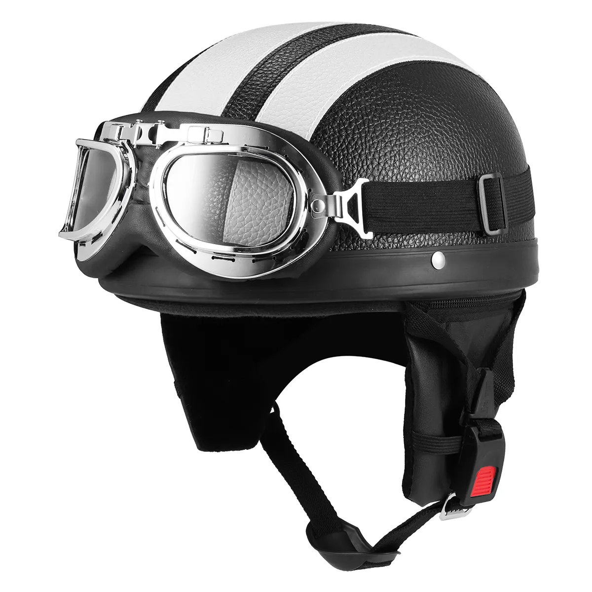 Full Face Motorcycle Helmet with Sunglasses Sun Shield Scarf Colorful Motorbike