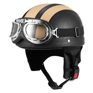 Full Face Motorcycle Helmet with Sunglasses Sun Shield Scarf Colorful Motorbike