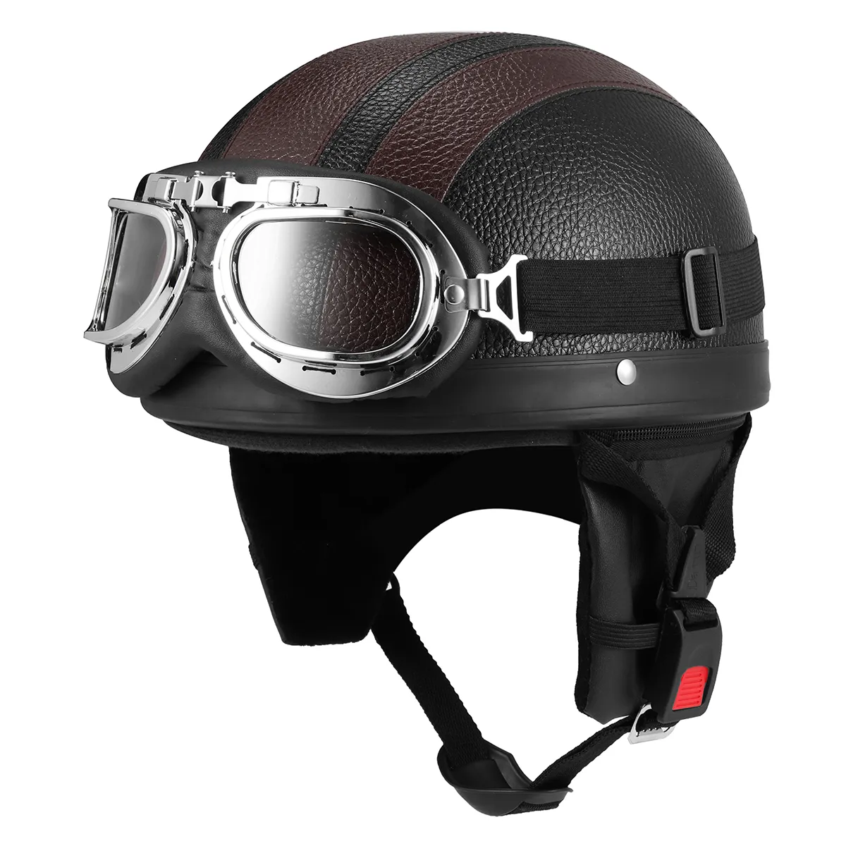 Full Face Motorcycle Helmet with Sunglasses Sun Shield Scarf Colorful Motorbike
