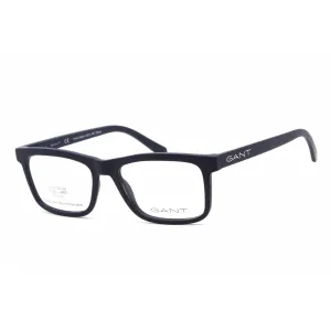 Gant Men's Eyeglasses - Full Rim Rectangular Matte Blue Plastic Frame | GA3266 091