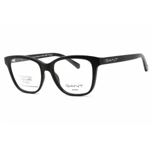 Gant Women's Eyeglasses - Full Rim Matte Black Rectangular Shape Frame | GA4147 002