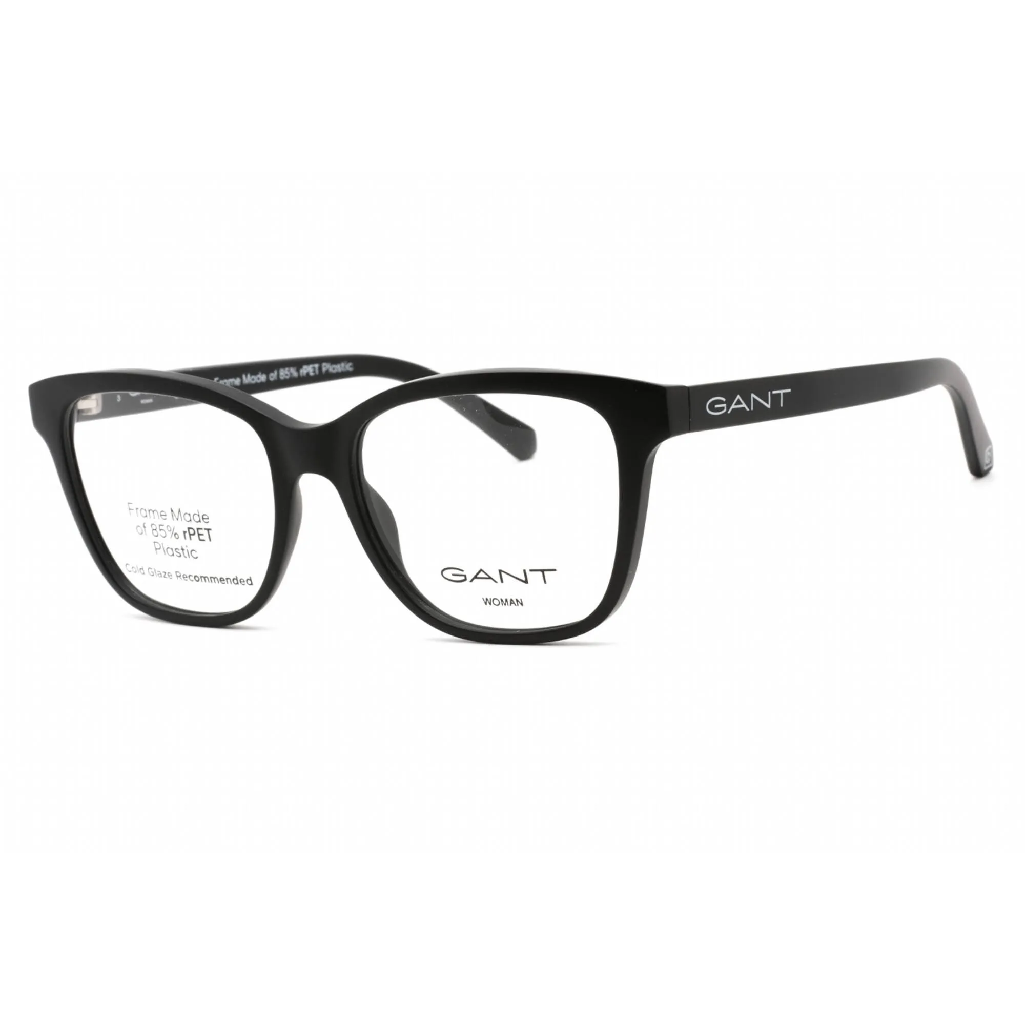 Gant Women's Eyeglasses - Full Rim Matte Black Rectangular Shape Frame | GA4147 002