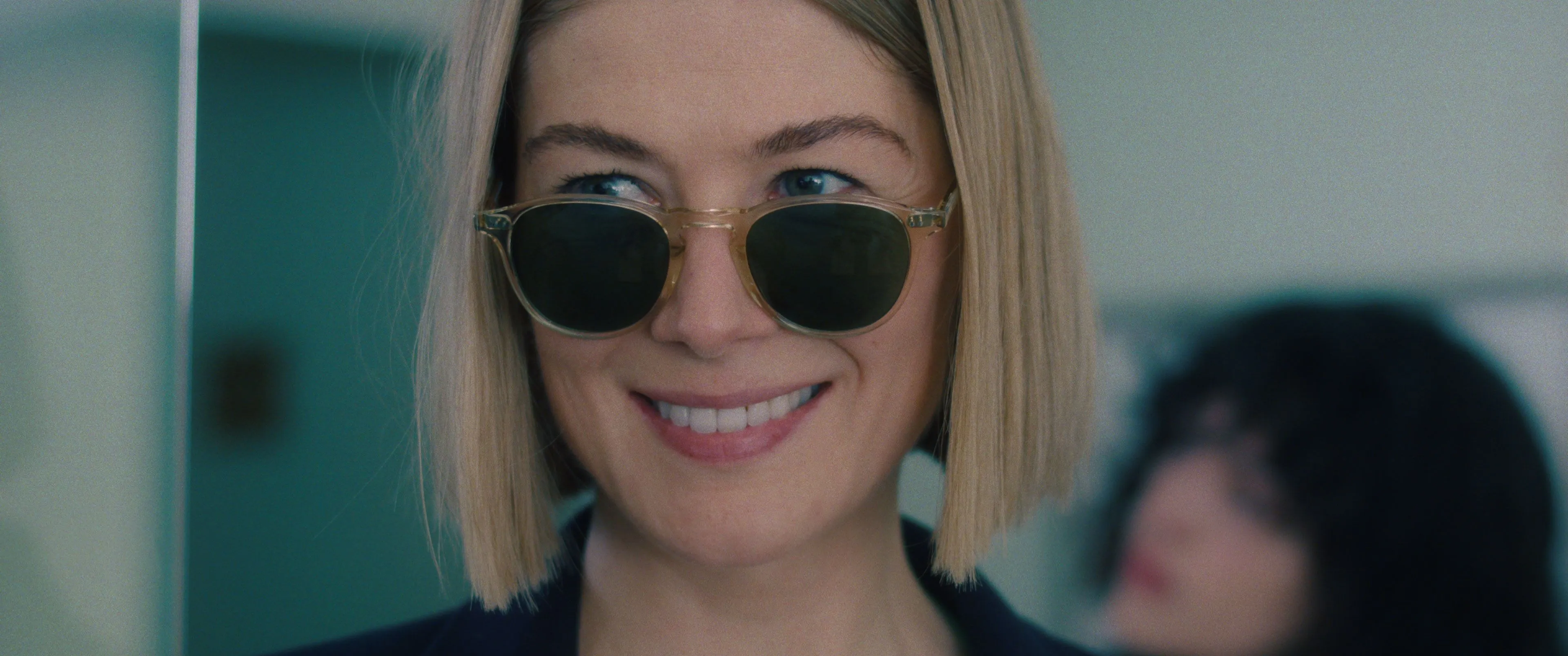 Garrett Leight Hampton 2001 CH/PGN Sunglasses - As Seen On Rosamund Pike