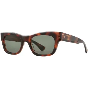 Garrett Leight Women's Sunglasses - Spotted Brown Shell Cat Eye | WOZ SPBRNSH/G15