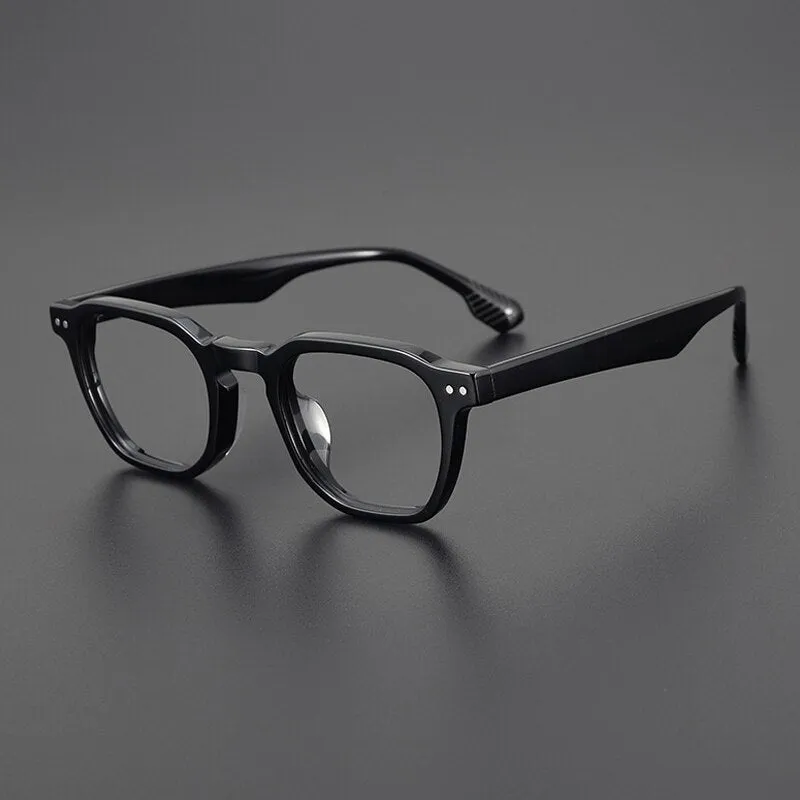 Gatenac Unisex Full Rim Square Acetate Eyeglasses Gxyj1109