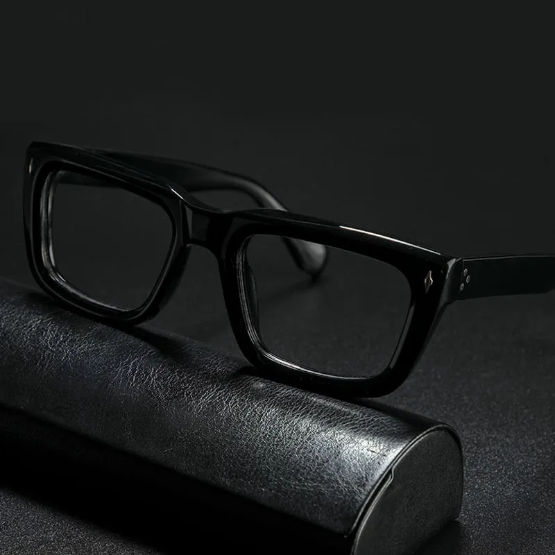Gatenac Unisex Full Rim Square Acetate Frame Eyeglasses Gxyj776