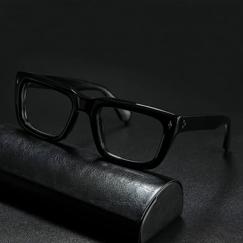 Gatenac Unisex Full Rim Square Acetate Frame Eyeglasses Gxyj776