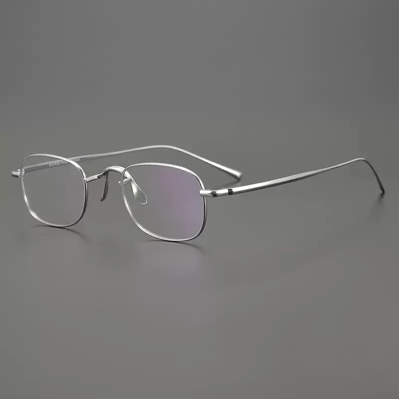 Gatenac Unisex Full Rim Square Titanium Eyeglasses Gxyj909