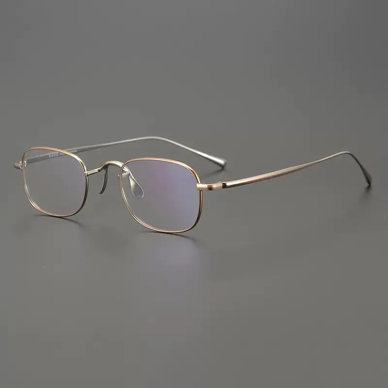 Gatenac Unisex Full Rim Square Titanium Eyeglasses Gxyj909