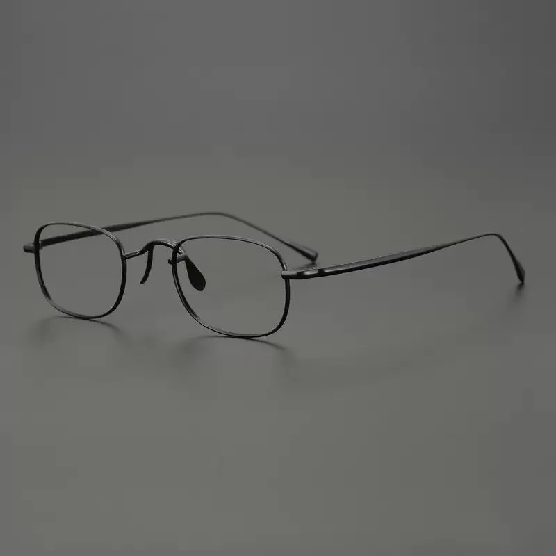 Gatenac Unisex Full Rim Square Titanium Eyeglasses Gxyj909
