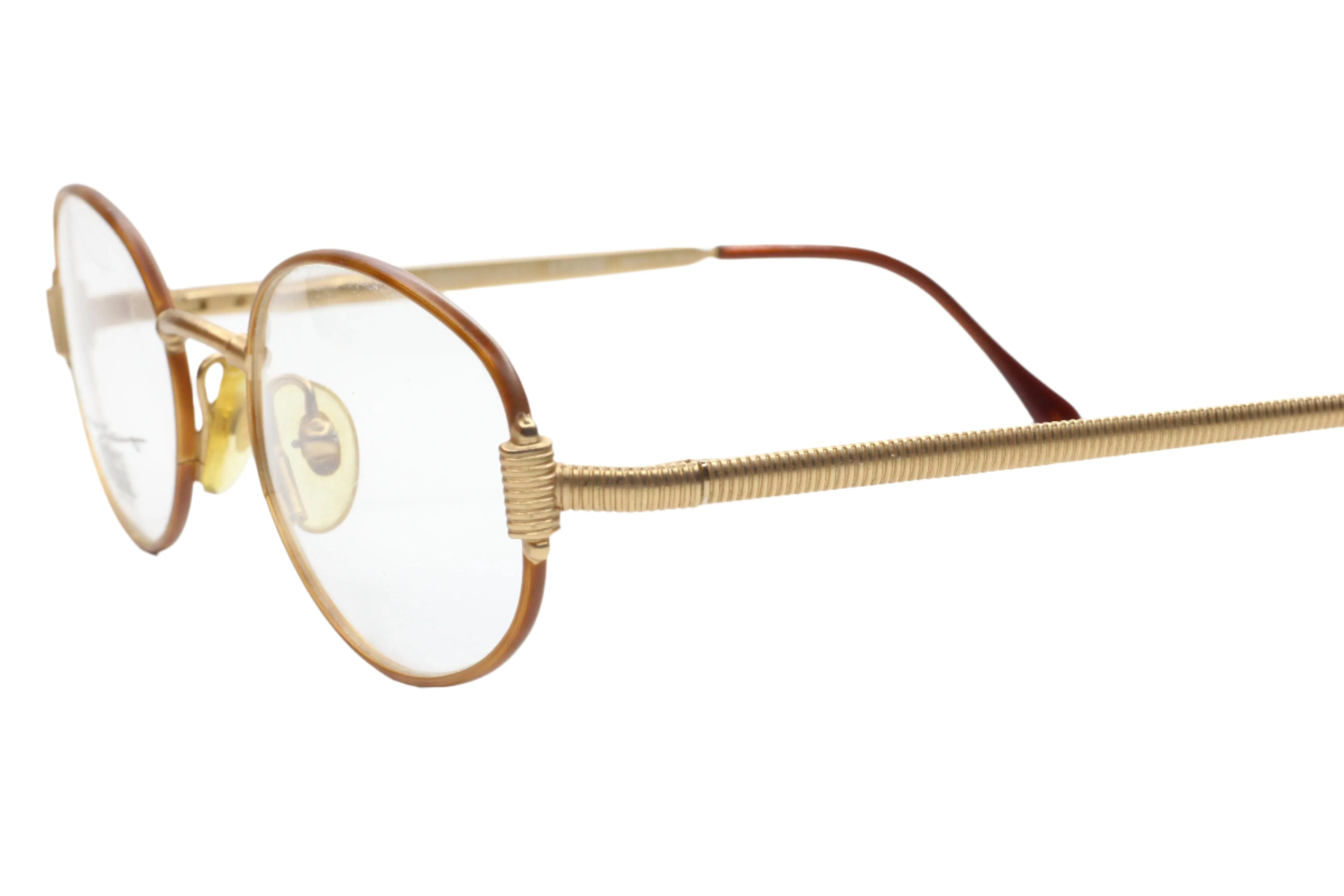 GIANFRANCO FERRE GFF 260 Gold Vintage NOS Italy Eyeglasses 50mm