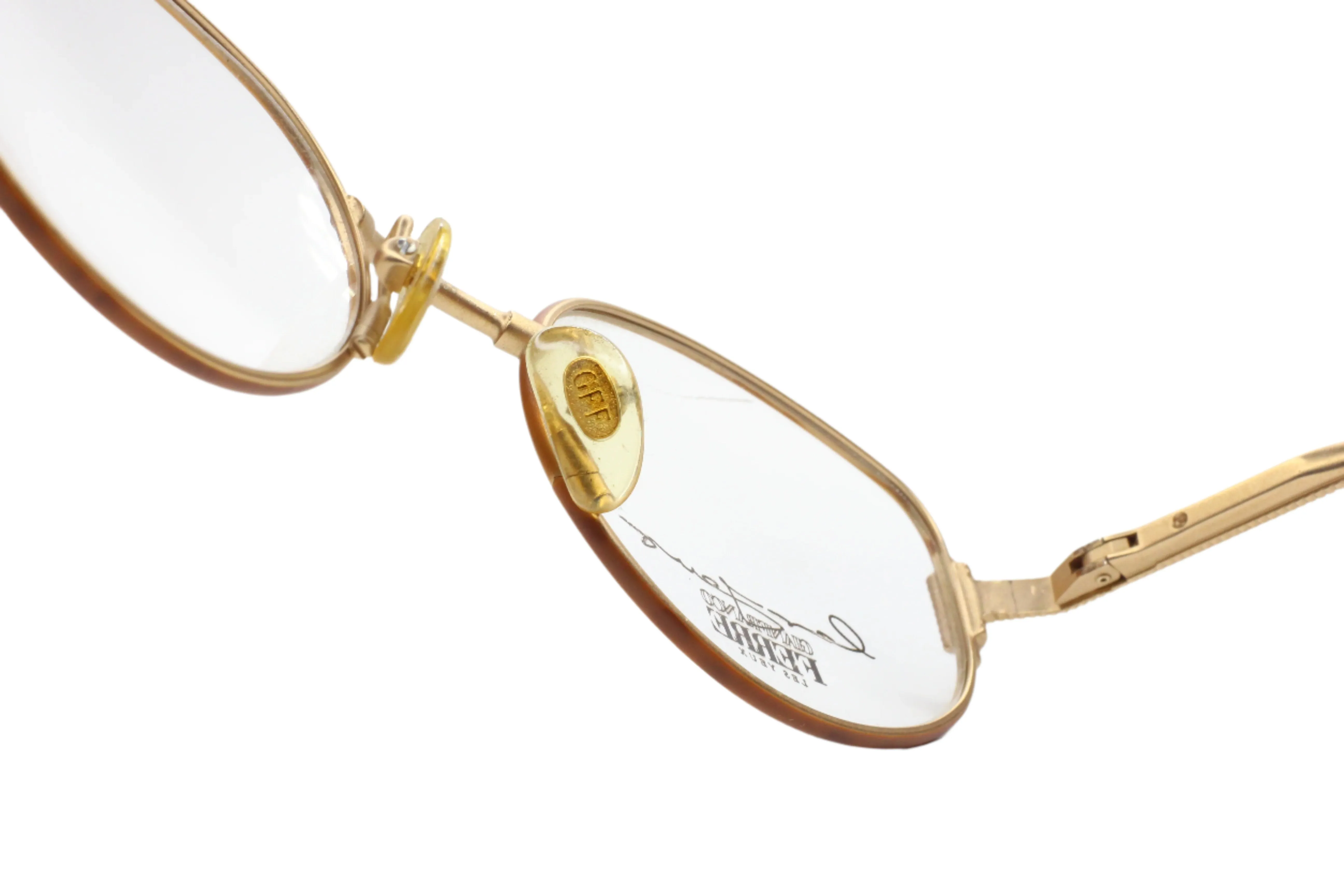 GIANFRANCO FERRE GFF 260 Gold Vintage NOS Italy Eyeglasses 50mm