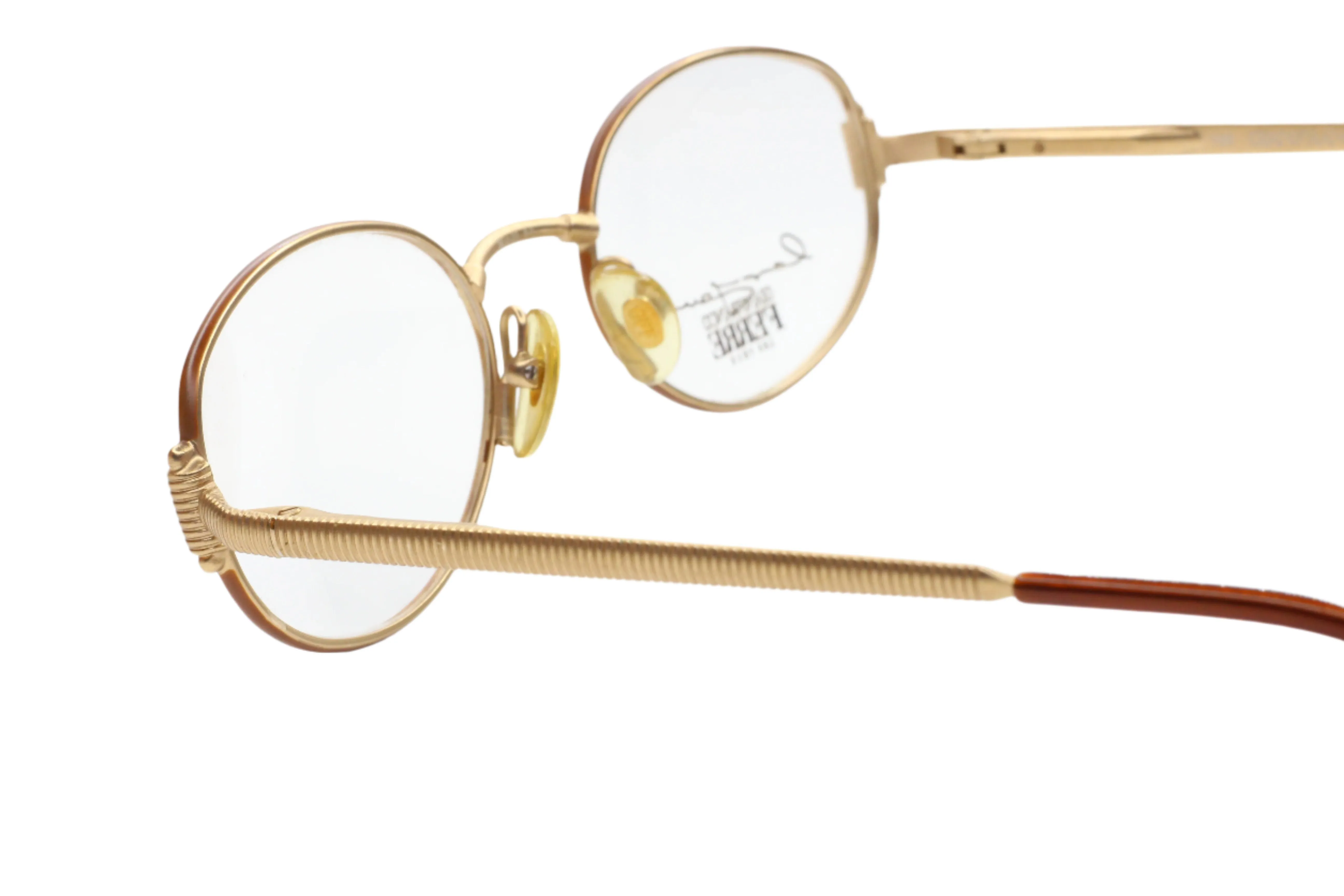 GIANFRANCO FERRE GFF 260 Gold Vintage NOS Italy Eyeglasses 50mm