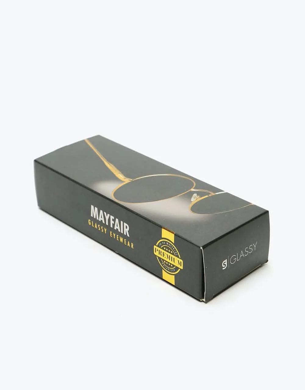 Glassy Sunhater Mayfair Premium Polarized Sunglasses - Gold