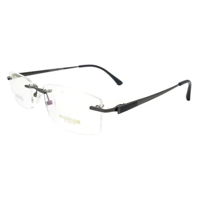 Gmei Men's Eyeglasses Titanium Alloy S8326 Rimless