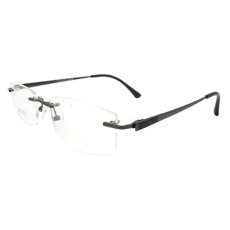 Gmei Men's Eyeglasses Titanium Alloy S8326 Rimless