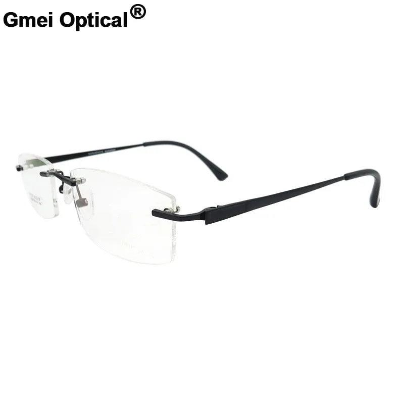 Gmei Men's Eyeglasses Titanium Alloy S8326 Rimless