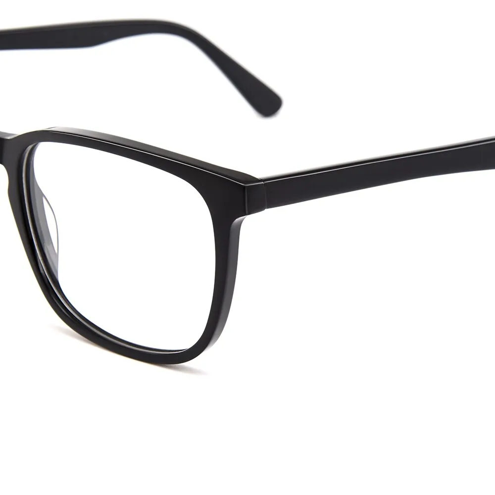 Gmei Unisex Eyeglasses Acetate Square Full Rim Spring Hinges Yh6028