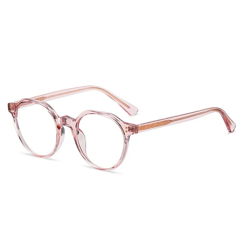Gmei Unisex Eyeglasses Anti Blue Light Glasses Tr90 Round 2084