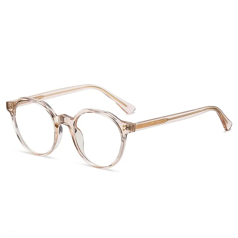 Gmei Unisex Eyeglasses Anti Blue Light Glasses Tr90 Round 2084