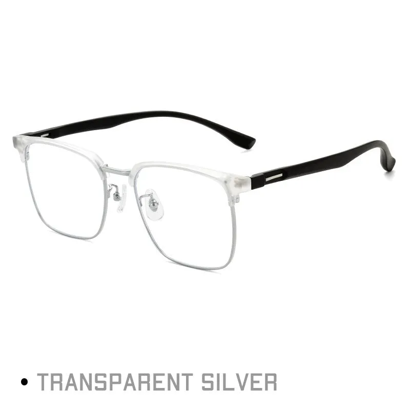 Gmei Unisex Full Rim Square Tr 90 Alloy Eyeglasses Tm16