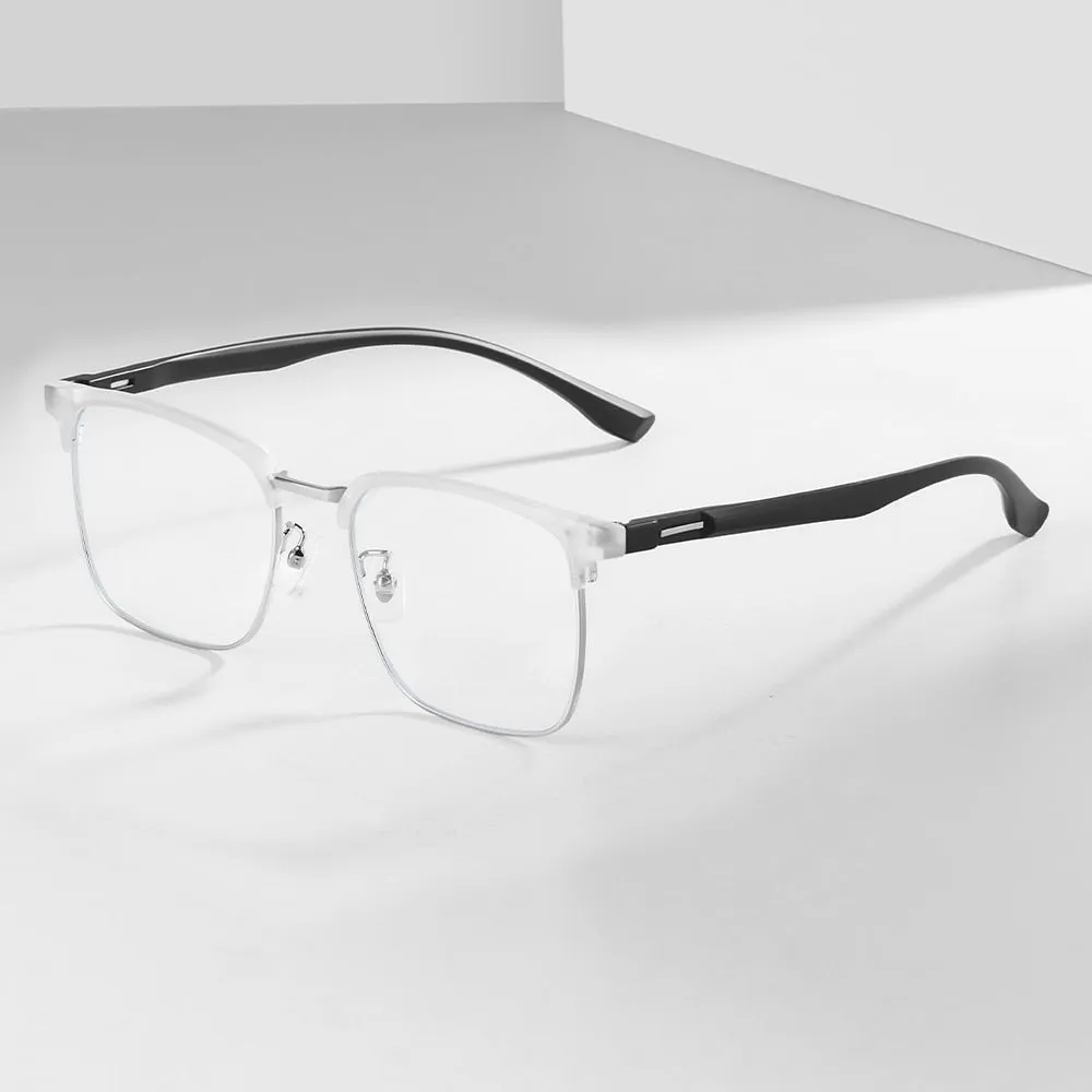 Gmei Unisex Full Rim Square Tr 90 Alloy Eyeglasses Tm16