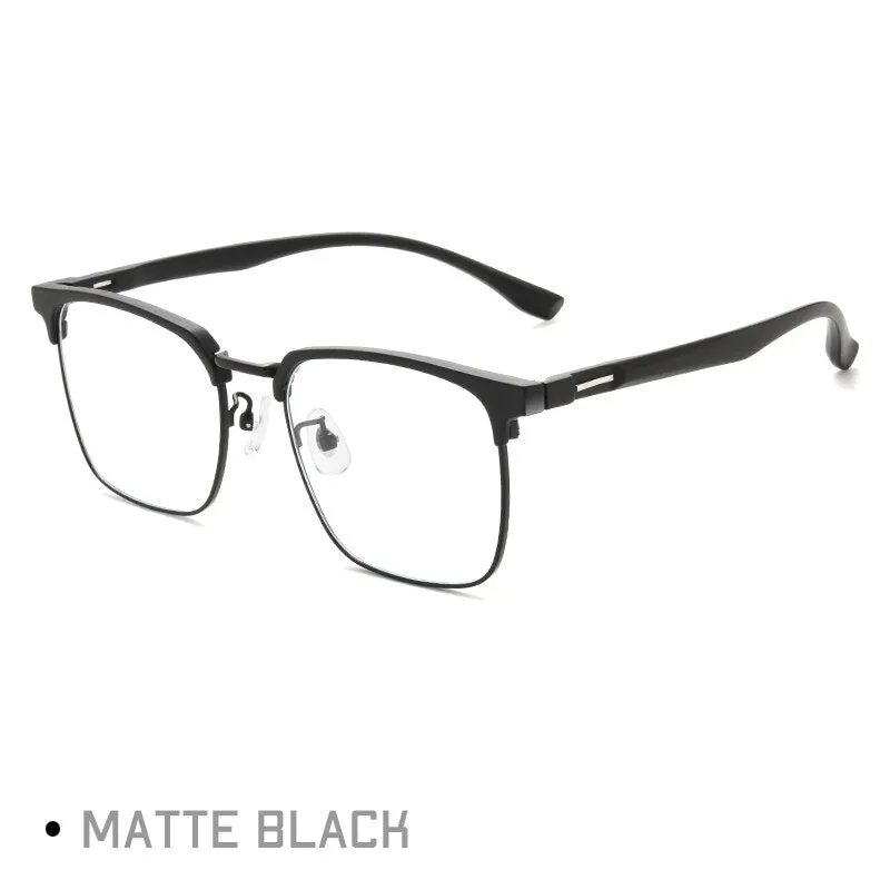 Gmei Unisex Full Rim Square Tr 90 Alloy Eyeglasses Tm16