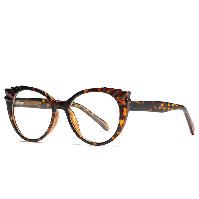 Gmei Women's Eyeglasses Tr90 Cp Transparent Frame Oval Frame 2037