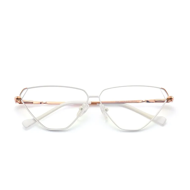 Gmei Women's Full Rim Alloy Cat Eye Frame Eyeglasses 3023
