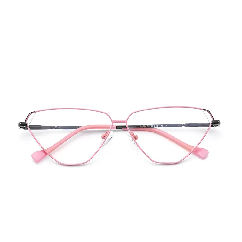 Gmei Women's Full Rim Alloy Cat Eye Frame Eyeglasses 3023