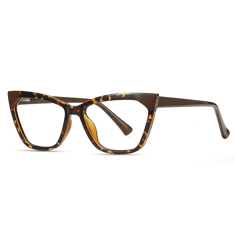Gmei Women's Full Rim TR 90 Titanium Cat Eye Frame Eyeglasses 2040