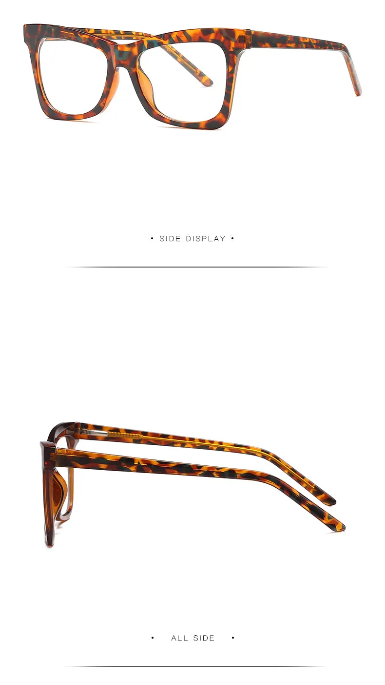 Gmei Women's Full Rim TR 90 Titanium Cat Eye Frame Eyeglasses 2042