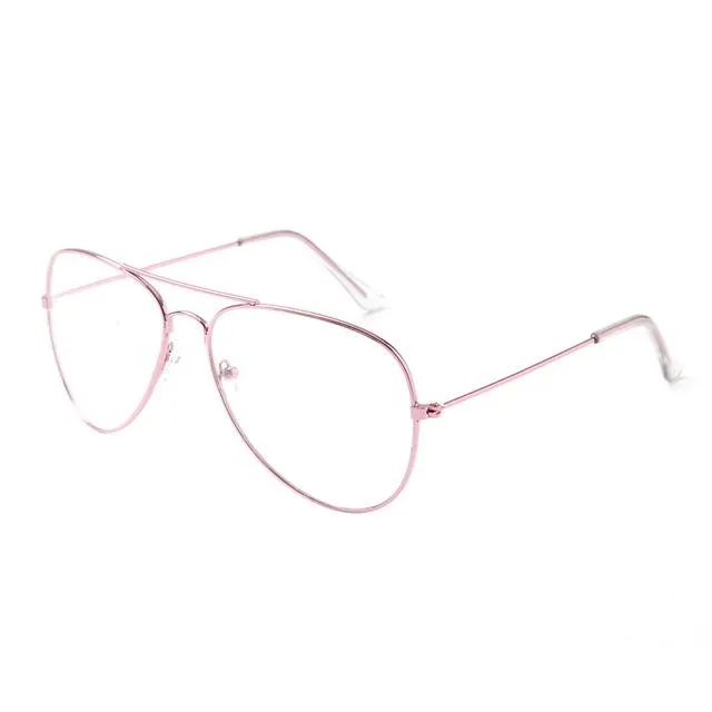Gold Frame Classic Eyeglasses