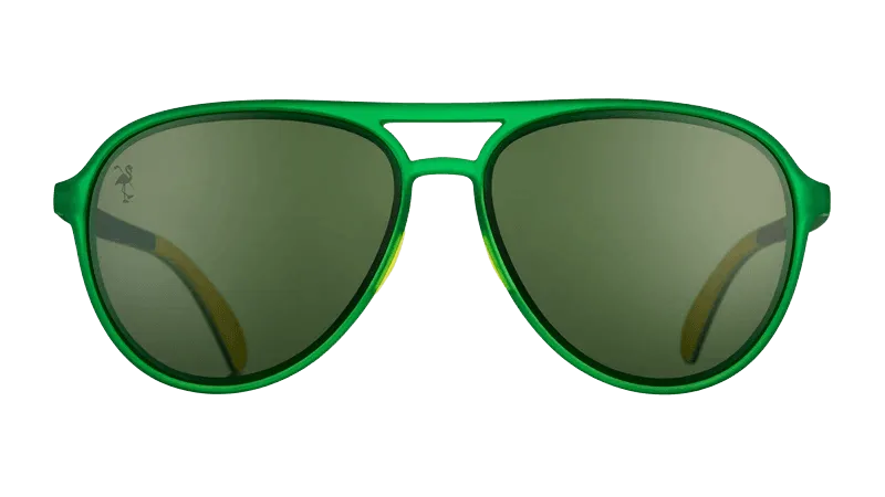 Goodr Mach Gs Polarized Aviator Sunglasses – No-Slip, No-Bounce, UV400 Protection for Running, Cycling & Everyday Adventure
